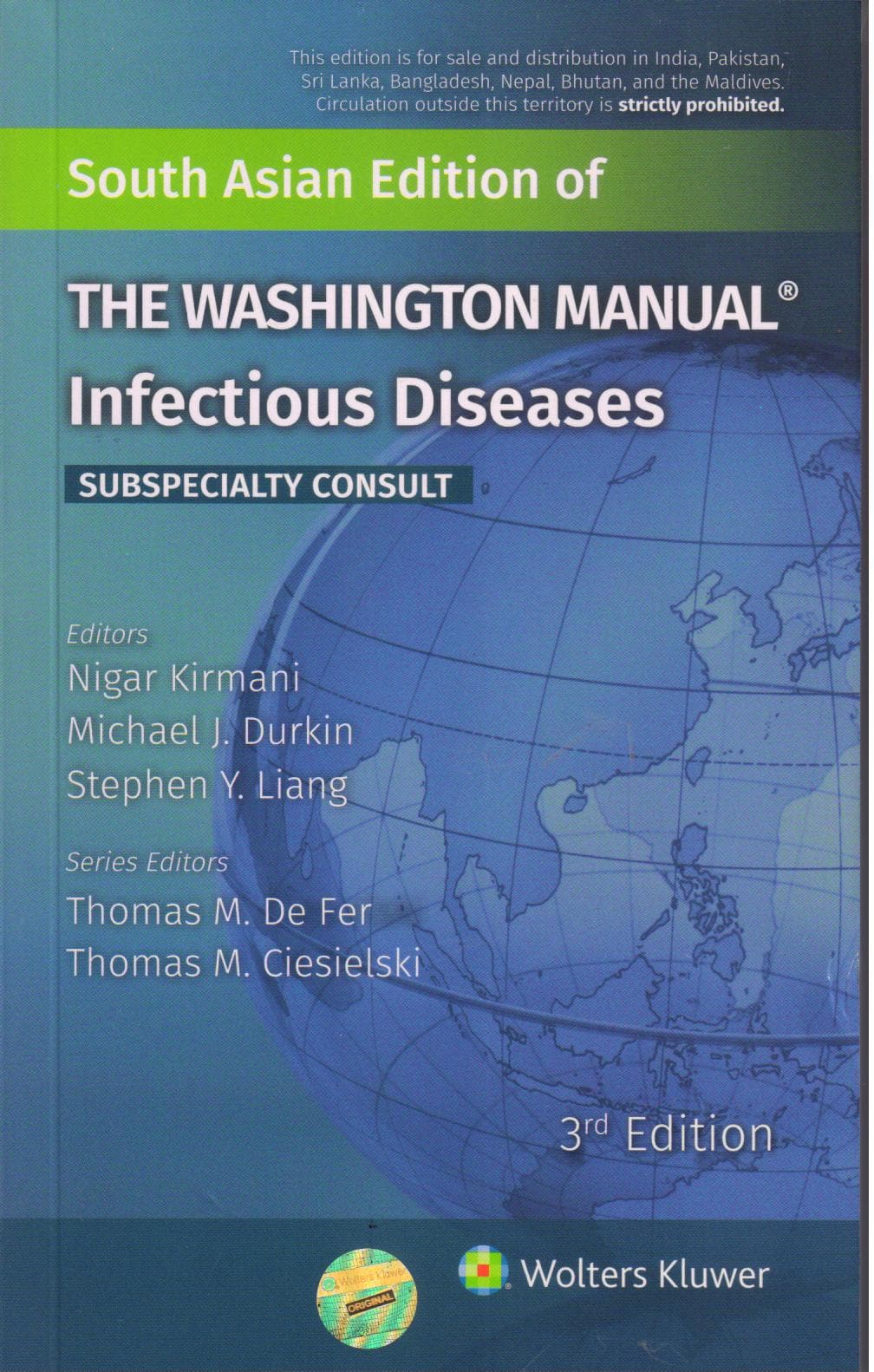 Washington Manual Infectious Diseases Subspecialty Consult 3rd SAE/2019