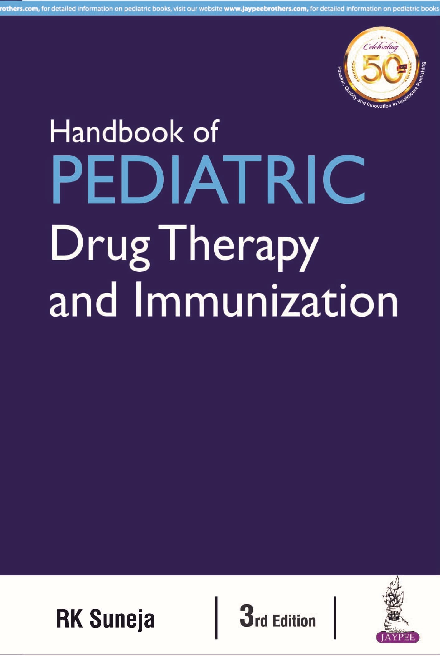Handbook of Pediatric Drug Therapy and Immunization 3rd/2020