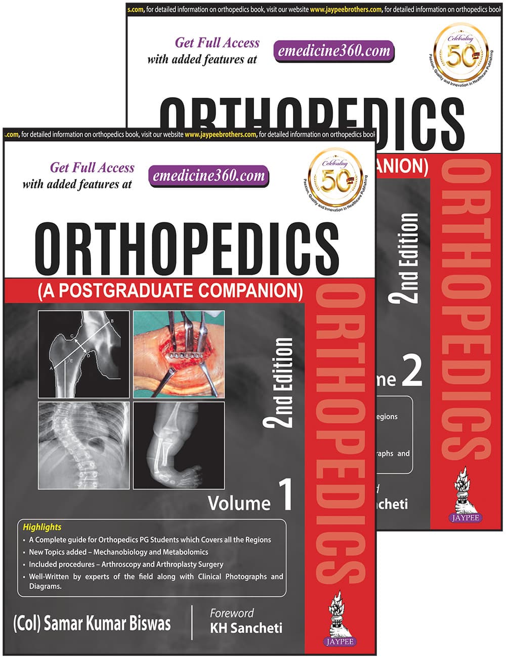 Orthopedics a Postgraduate Companion 2nd/2020 (2 Vols.)