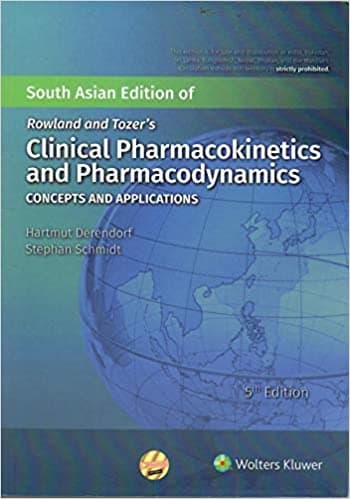 Rowland And Tozers Clinical Pharmacokinetics And Pharmacodynamics 5th SAE/2019