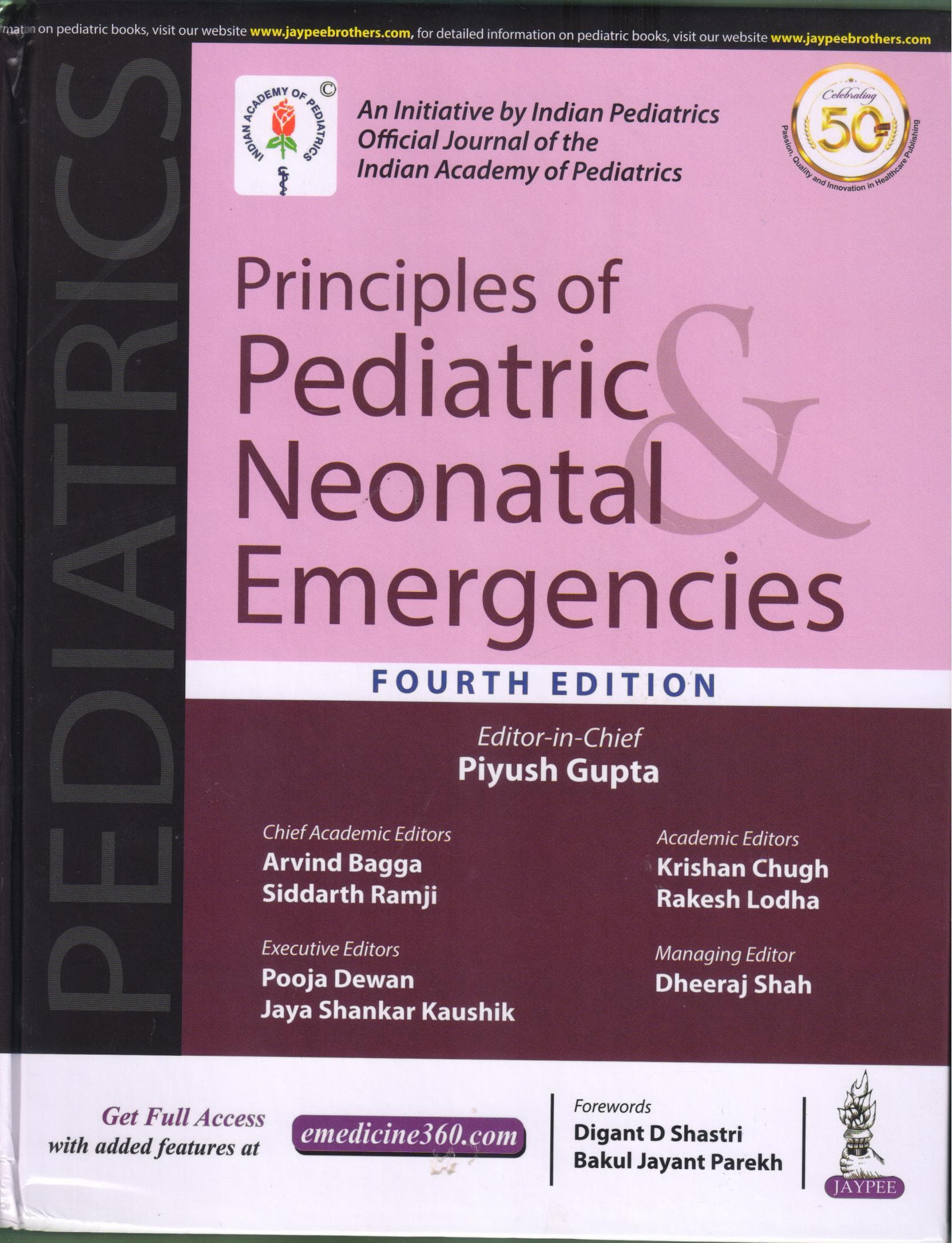Principles of Pediatric & Neonatal Emergencies 4th/2020