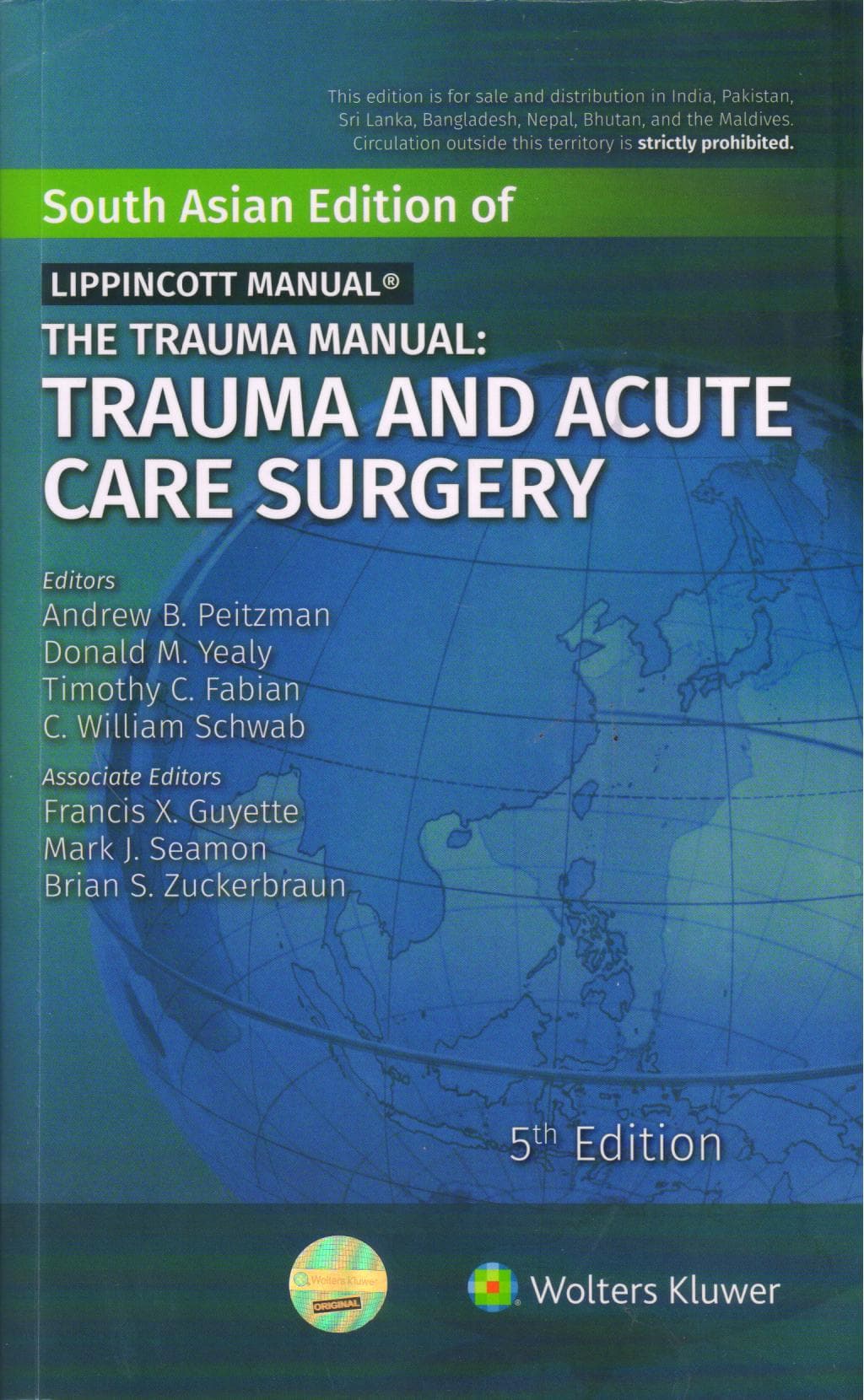 Trauma Manual: Trauma and Acute Care Surgery 5th SAE/2020