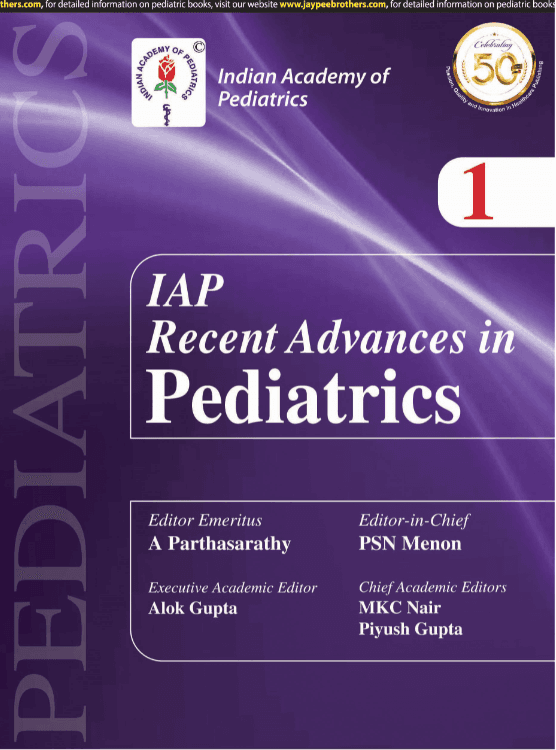 IAP Recent Advances in Pedatrics 1 1st/2020
