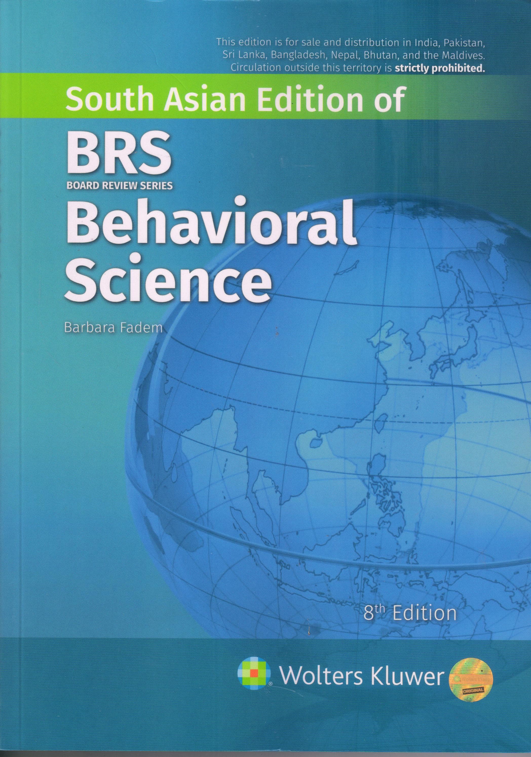 BRS Behavioural Science 8th SAE/2020