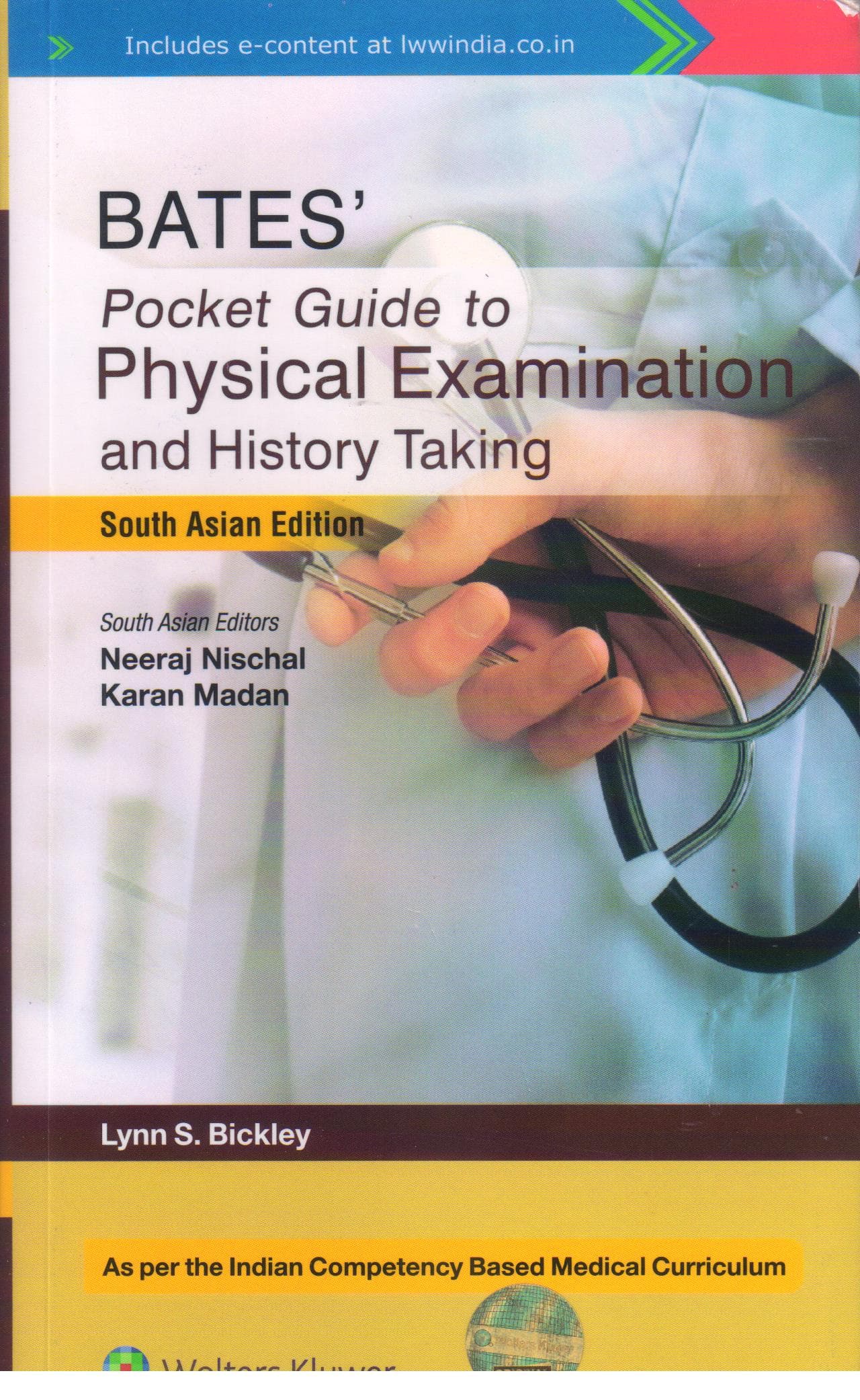 BATES’  Pocket Guide to Physical Examination and History Taking 1st SAE/2020
