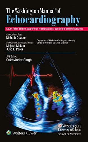Washington Manual of Echocardiography 1st SAE/2020
