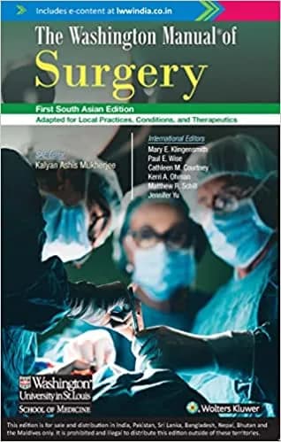 Washington Manual of Surgery 1st SAE/2022