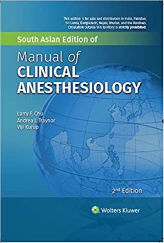 Manual of Clinical Anesthesiology 2nd/2021