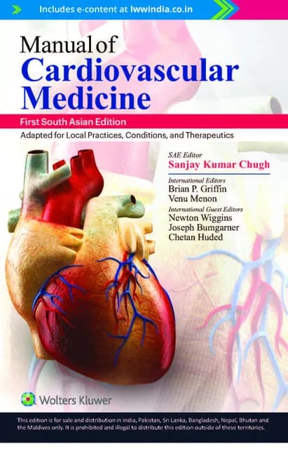 Manual of Cardiovascular Medicine 1st SAE/2022