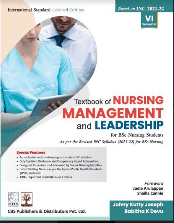 Textbook of Nursing Management and Leadership for BSc Nursing Students 1st/2022
