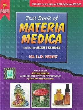 TextBook of Materia Medica including Allens Keynote  7th/2023