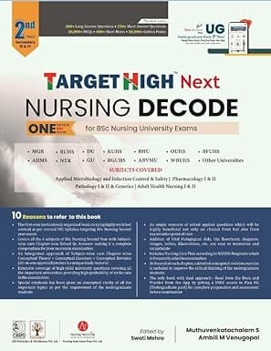 TARGET HIGH Next Nursing Decode 1st/2024 (2nd Year, Semesters III & IV )