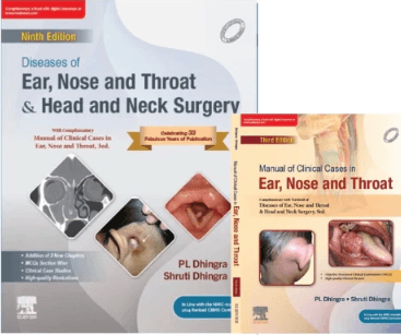 Diseases of Ear, Nose Throat and Head & Neck Surgery 9th/2026 & Manual of Clinical Cases in ENT 3rd/2025 (Set of 2 Books)
