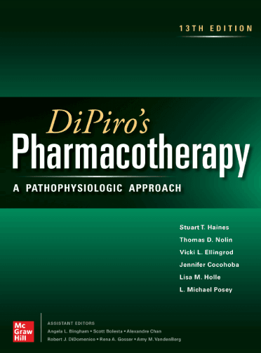 DiPiro’s Pharmacotherapy: A Pathophysiologic Approach 13th IE/2026