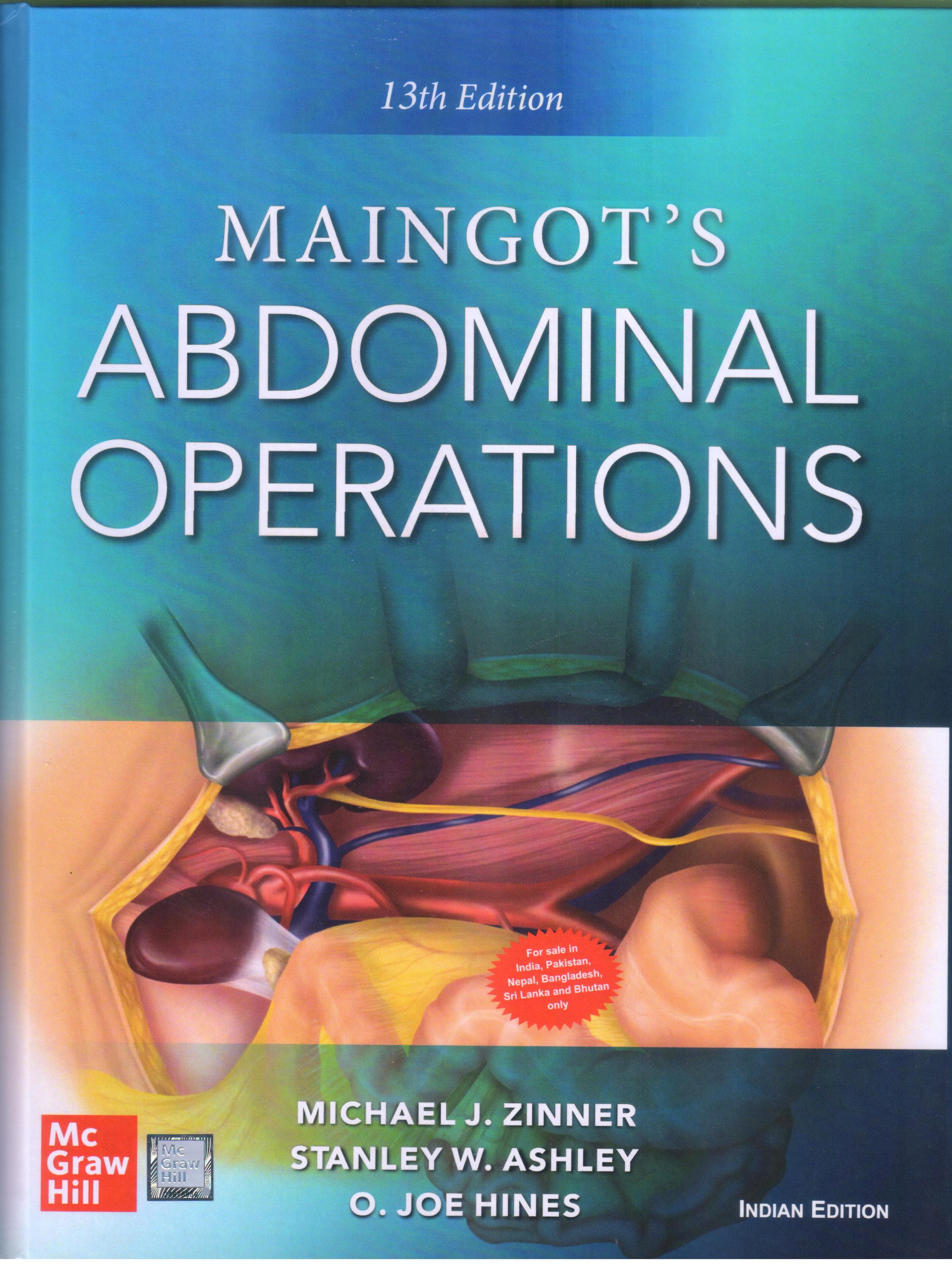 Maingots Abdominal Operations 13th 2018 ( Reprint INR 2025)