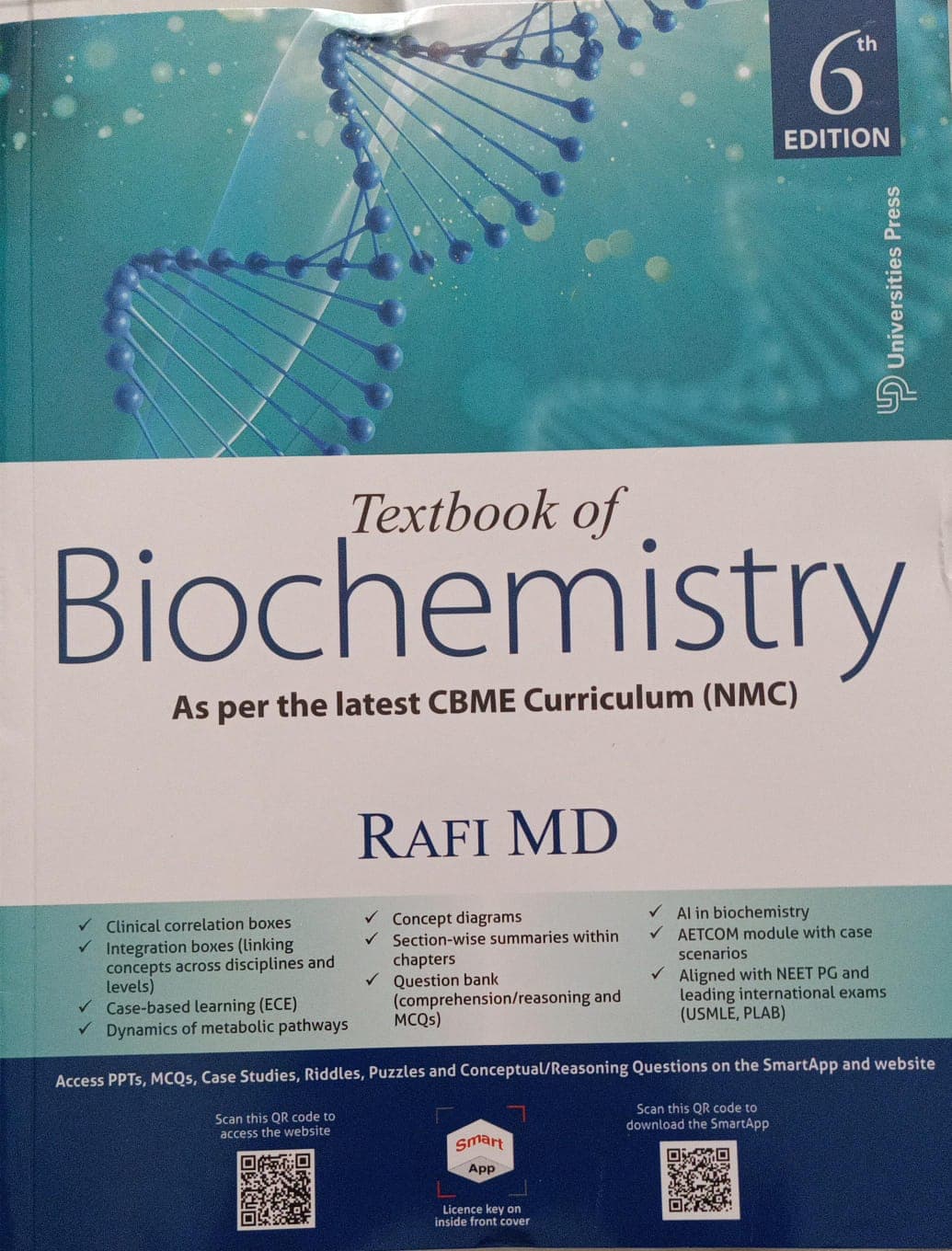 Textbook of Biochemistry 6th/2026