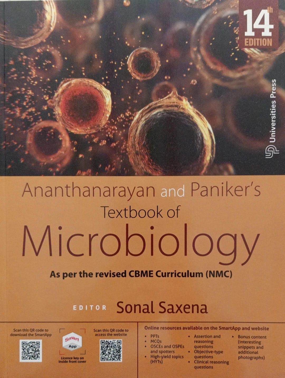 Ananthanarayan and Paniker’s Textbook of Microbiology 14th/2026