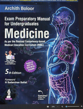 Exam Preparatory Manual for Undergraduates Medicine 5th/2026