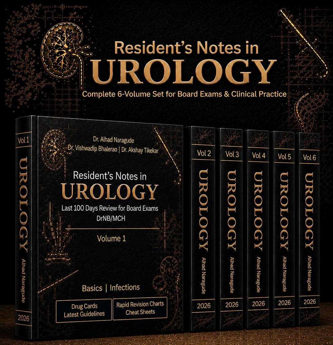 Residents Notes in Urology 1st/2026 (6 Vols)