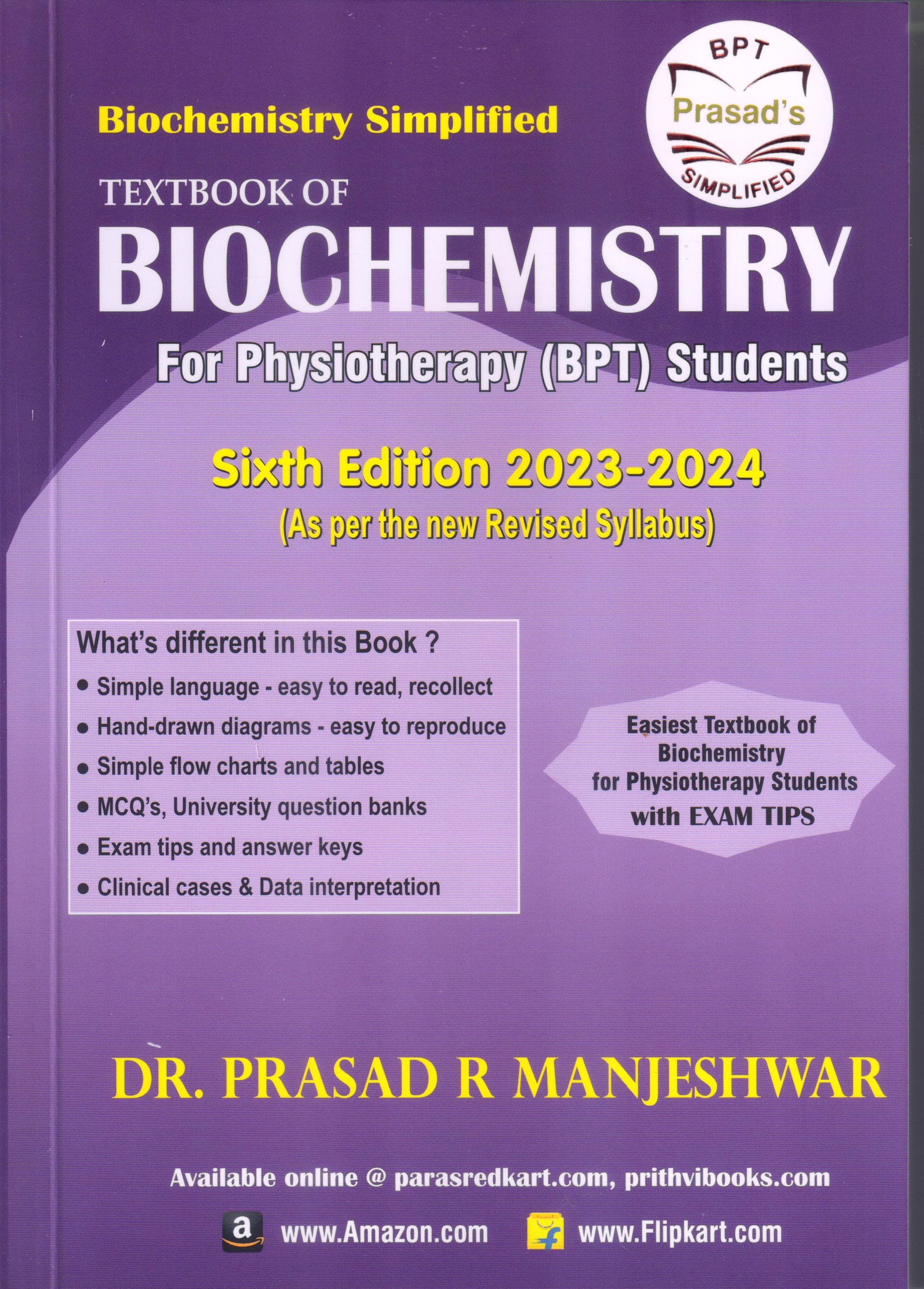 Textbook of Biochemistry for Physiotherapists 6th/2024