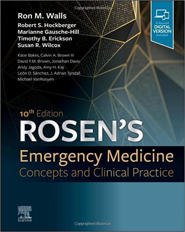 Rosens Emergency Medicine Concepts and Clinical Practice 10th/2022 (2 Vols)