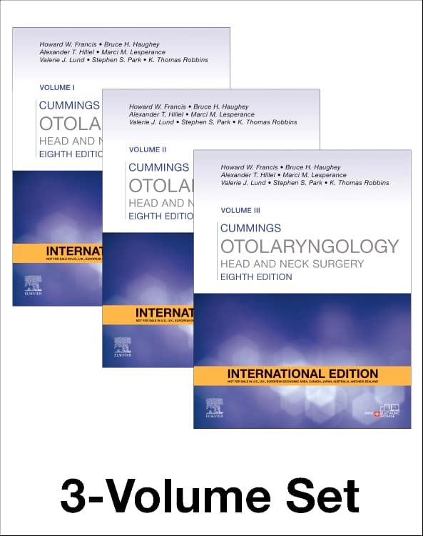 Cummings Otolaryngology Head and Neck Surgery 8th IE/2026 (3 Vols)