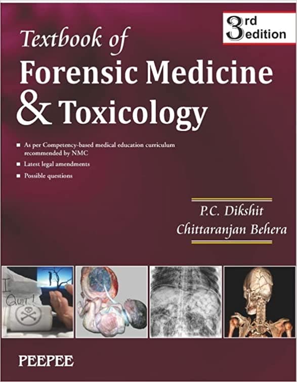 Textbook of Forensic Medicine and Toxicology 3rd/2022