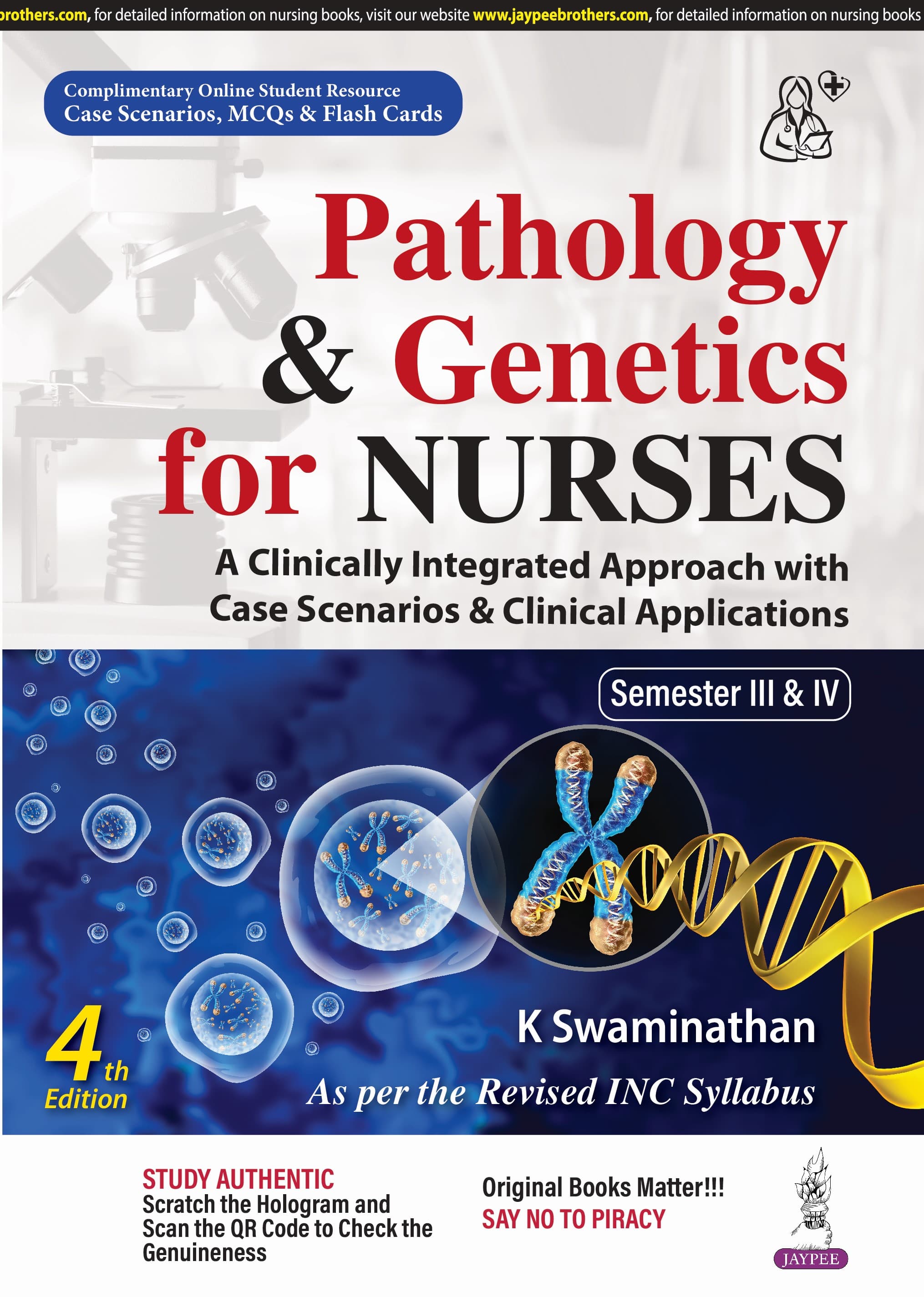 Pathology and Genetics for Nurses 4th/2024
