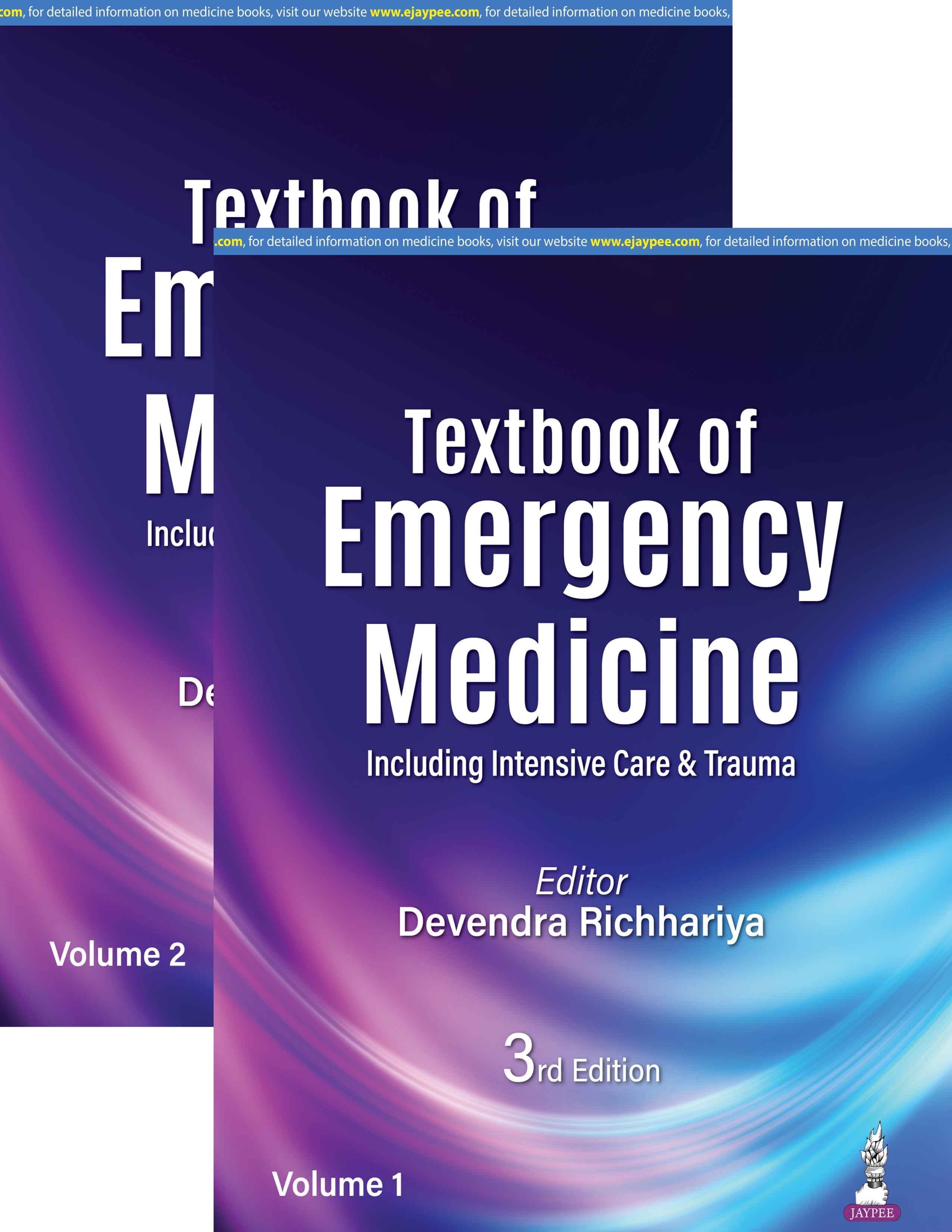 Textbook of Emergency Medicine including Intensive Care and Trauma 3rd/2026 (2 Vols)
