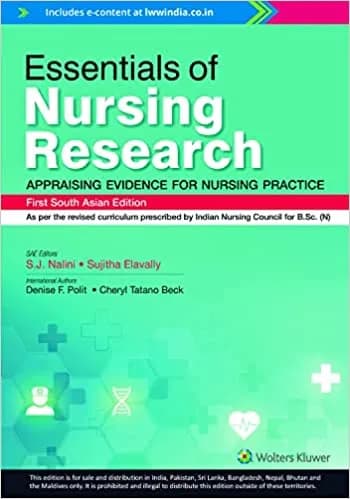 Essentials of Nursing Research 1st SAE/2022