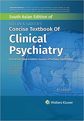 Kaplan & Sadock's Concise Textbook of Clinical Psychiatry 1st SAE/2022