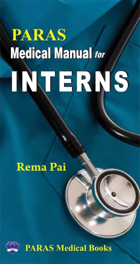 Paras Medical Manual for Interns 1st/2020